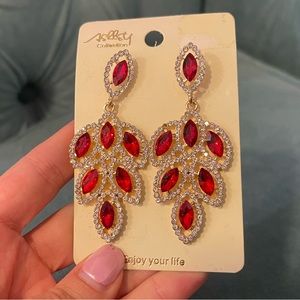 Red Special Event Earrings